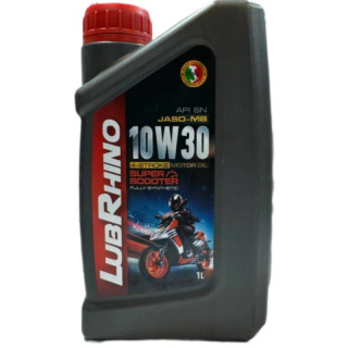 روغن موتور سیکلت تمام سنتتیک لوبرینو مدل SN 10 W- 30 حجم 800 میی لیتر 4